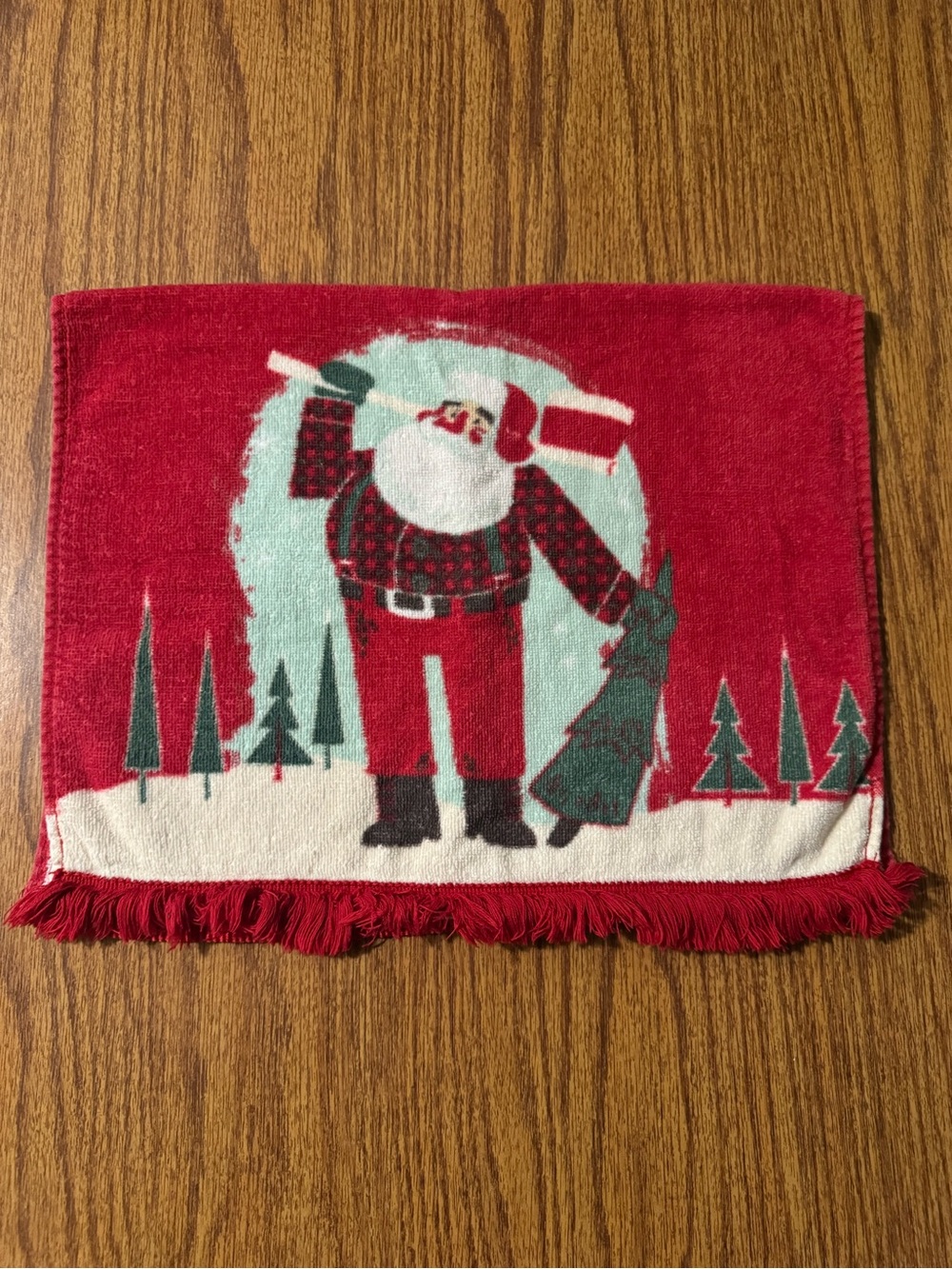Christmas Target Santa Hand Towel